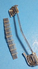 56 CHEVY NOMAD PHOTO ETCH GRILL and HEADLIGHTS – REVELL MODEL CAR KIT PARTS LOT