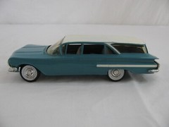 Hubley 1/25 Blue 1960 Chevrolet Nomad Station Wagon Dealer Promo Model Car