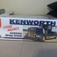 AMT KENWORTH TYRONE MALONE’S CUSTOM DRAG TRUCK MODEL KIT 1/25 SCALE NEW/SEALED