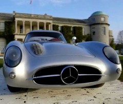 Mercedes-Benz Race 1950sl Car Classic Custom Built Metal Model 1:12 Large Scale