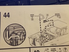 RADIATOR HOSES A/C LINES from 91 GMC Syclone Revell 1:25 Model 1991 Chevy S-10