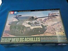 TAMIYA BRITISH TANK DESTROYER M10 IIC ACHILLES MODEL KIT NEW IN BOX