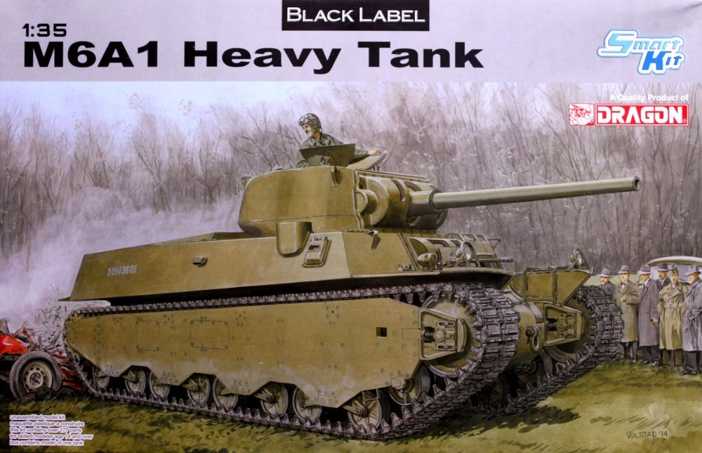 Dragon 1/35 6789 US M6A1 Heavy Tank (Designed during WWII, Trials Only)