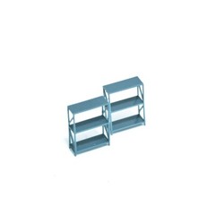 1/72 20mm Miniature Military Props Diorama Scenery Goods Shelves Storage Shelf