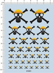 decals Anime for different scales model kits 01051