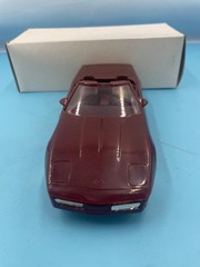 1988 Chevrolet Corvette Roadster Dark Red Dealer Promo 6095EO New In Box!