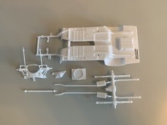Revell 1/24 Dom’s ‘71 Plymouth GTX Chassis Parts,junkyard,diorama.