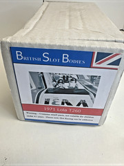 BSB 1/32 SCALE LOLA T260 JACKIE STEWART 71 ST JOVITE CAN-AM RESIN SLOT CAR BODY