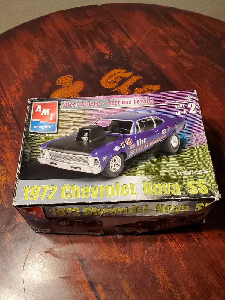 AMT/ERTL RC2 STREET CUSTOM 1972 CHEVROLET NOVA SS “OLD PRO” #31547 “NEW