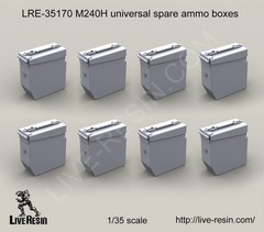 Live Resin 1/35 LRE-35170 M240H Universal Spare Ammo Boxes