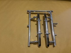1 25 scale model parts 40 Ford Standard Coupe F/ R Bumpers Only