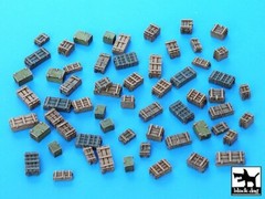 Black Dog 1/72 Various Wooden Boxes and Crates Accessories Set [Diorama] T72026