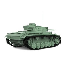 SSMODEL SS76715 1/76 20mm WarGamingMilitary Model Kit Pz.Kpfw.III Ausf.L