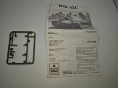 Vtg ESCI/ERTL M48 A2C Tank Model Kit 1:72 Scale Unsure If Complete In Box