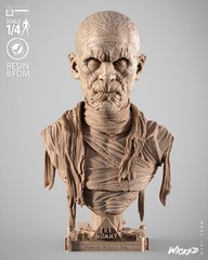 The Mummy Bust model kit unassembled unpainted see Description