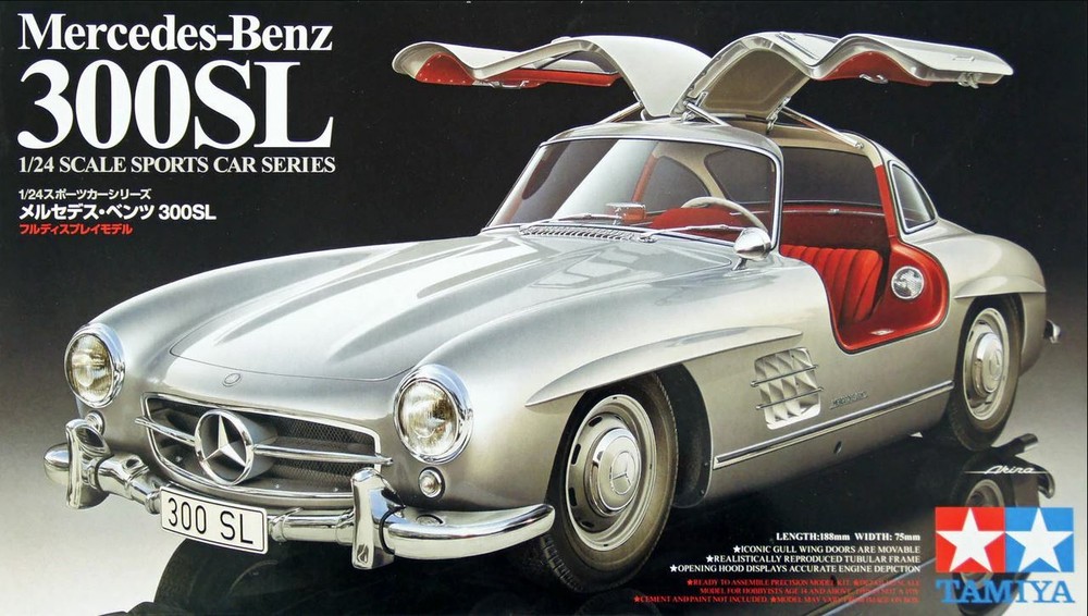 MERCEDES BENZ 300 SL GULLWING #24338 1/24 TAMIYA