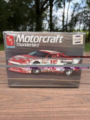 Sealed 1990 AMT ERTL MORGAN SHEPHERD MOTORCRAFT THUNDERBIRD #15 1/25 NASCAR KIT