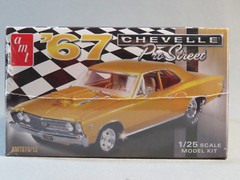 AMT 1967 CHEVELLE PRO STREET MODEL CAR KIT plastic hobby 1:25 Scale AMT876 NEW