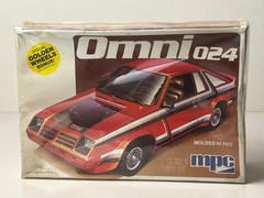 MPC 0789, 1979-80 Dodge Omni 024 Model Kit, Sealed