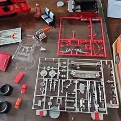 Vtg General Lee Dodge Charger & 57 Chevy Hardtop 1/25 Parts Or Repair SEE