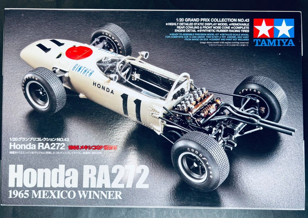 TAMIYA 1/20 Honda RA272 1965MEXCO F1. Item20043 from Japan