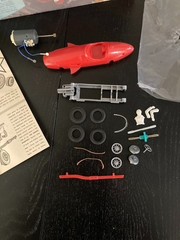 Vintage Strombecker Maserati 250F 1:24 Slot Car Motorized Kit Bundle w/ Throttle