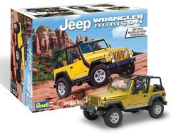 Jeep Wrangler Rubicon 1:25 Scale Revell Plastic Model Kit #85-4501 New Unpainted