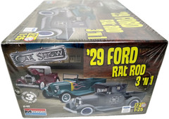 Monogram 1929 Ford Rat Rod 3n1 1:25 Model Kit Car Show Series Sealed NOS 85-4932