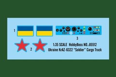 1/35 Hobby Boss Ukraine KrAZ-6322 Cargo Truck – HY85512