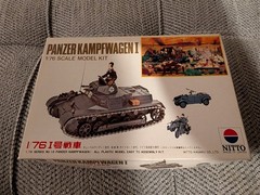 Nitto 1/76 German Panzer Kampfwagen I + Kubelwagen + B.M.W. Sidecar (18)