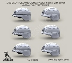 Live Resin 1/35 LRE-35041 US Army PASGT Helmet (Set 2)