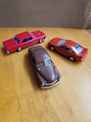 THREE VINTAGE BUILT MODELS -Mustang, GTO, and Mercury cruiser