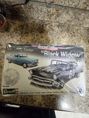 Revell 1957 Chevrolet 150 Utility Sedan Black Widow 1:25 Model Kit
