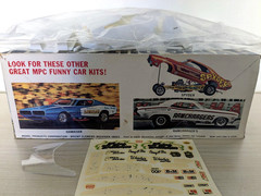 ULTRA RARE *SEALED-BAGS ORIGINAL VINTAGE MPC FLYING DUTCHMAN FUNNY CAR KIT *LNIB