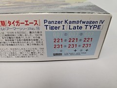 Fujimi 1/76 Panzer Kampfwagen IV Tiger I [Late Type] SSsPzAbt.101 (25-A252) READ