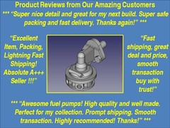 4 off, 3D Print Resin, Model Car Mechanical Fuel Pumps, Various Scales