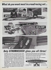 1963 Strombecker Slot Car Racing Vintage Magazine Ad 1/32 Scale Grand Prix 63