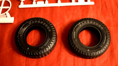AMT GMC General Wheels and Firestone Tires 1/25