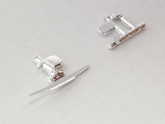 48 Ford Coupe TRUNK HANDLE , TRIM / EMBLEM from Revell 1:25 Model Kit 48